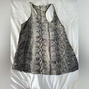 Joie snake print tank top